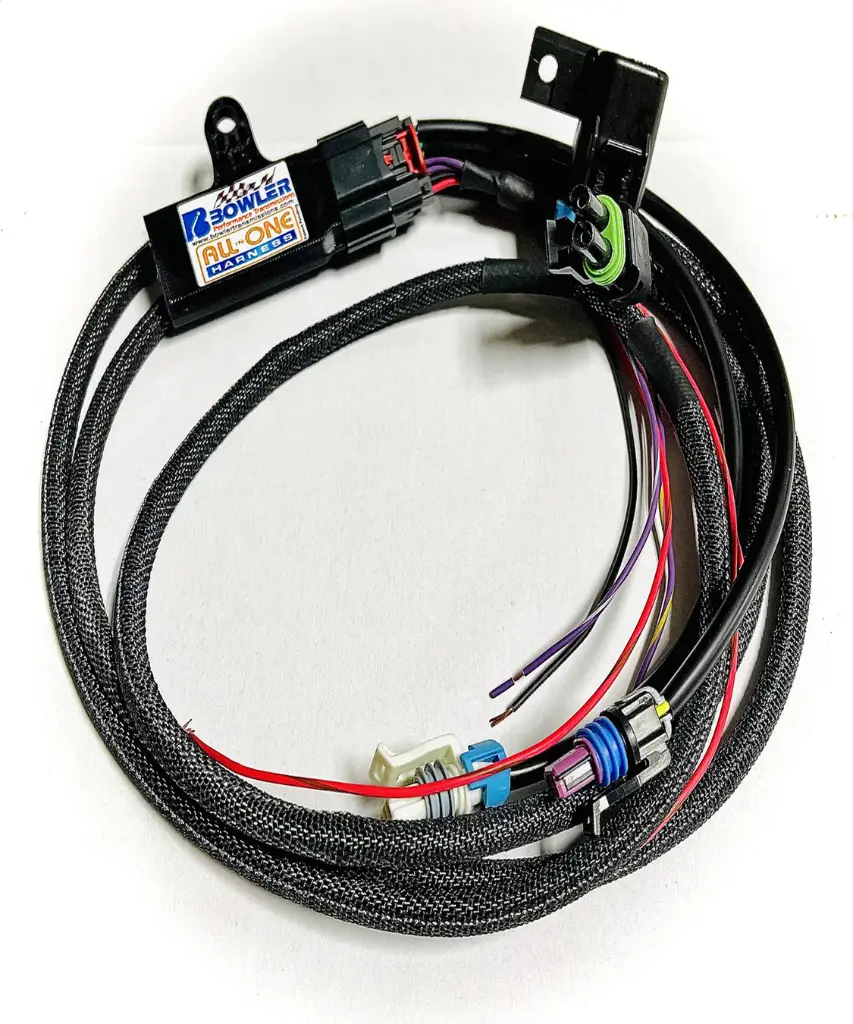 Bowler T56 Transmission Harness with Reverse Lockout Control and Speed Signal Converter