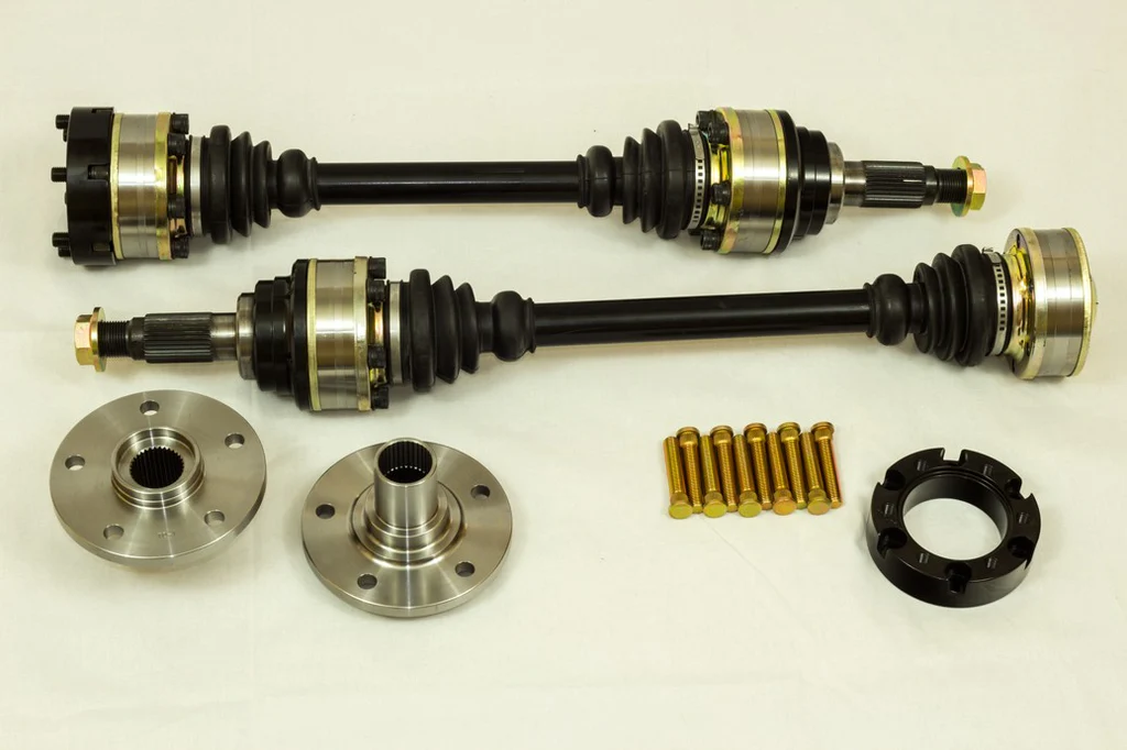 Nissan S14 240sx with Mazworx 8.8 IRS Conversion / 1000hp Rated Axle set (uses Z32 wheel hubs)