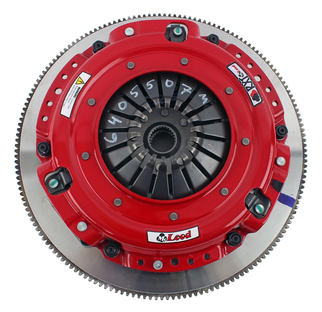 McLeod 6405507HD RXT 1200 HD Twin Disc Clutch with steel flywheel for LS applications 