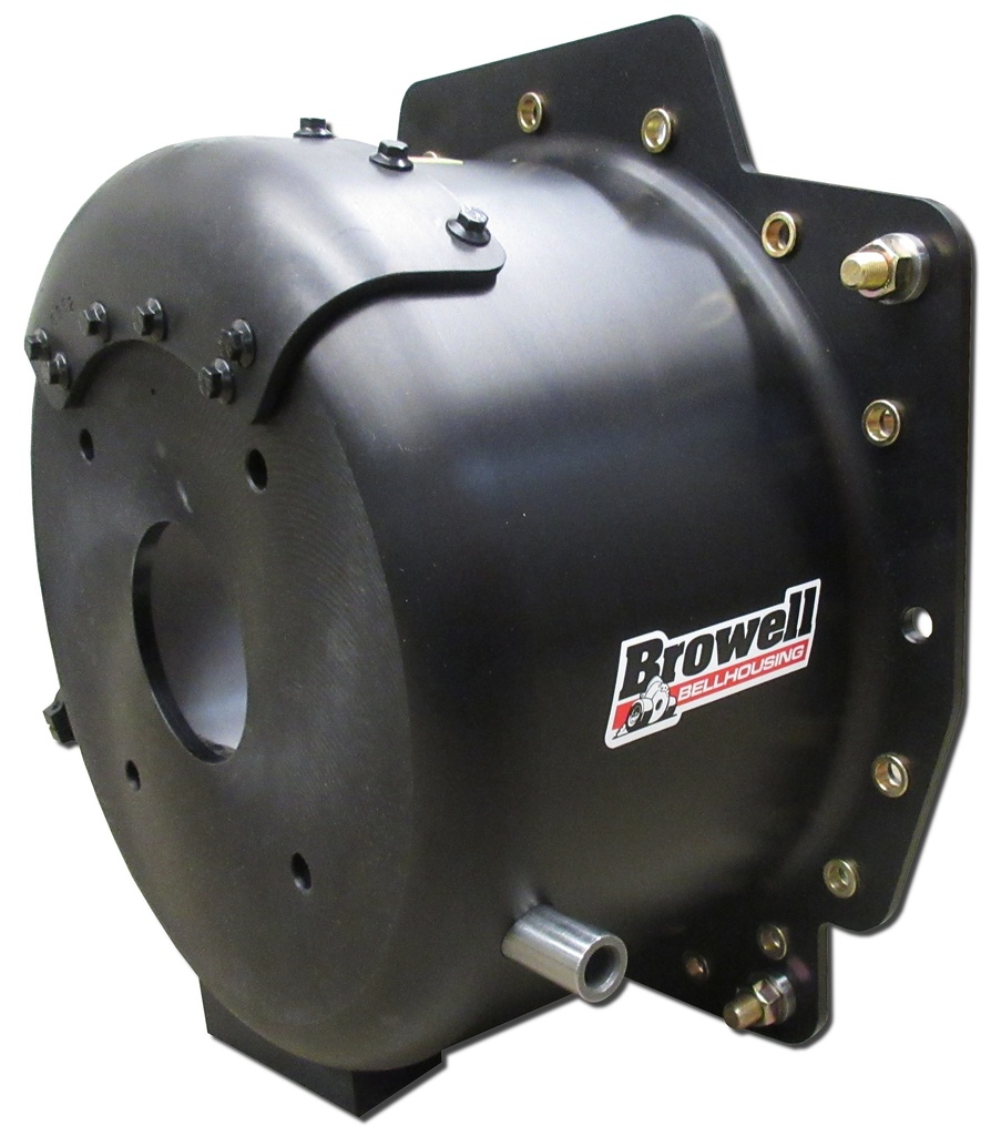 Browell 2JZ T56 Aluminum Bellhousing Titanium liner, midplate, and cross-shaft/fork