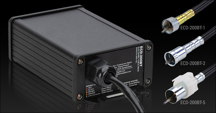 Dakota Digital ECD-200BT-1 (GM Thread on) Electronic Signal to Mechanical Cable Drive Adaptor