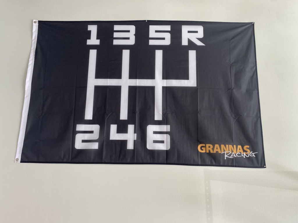 H-PATTERN FLAG - GRANNAS RACING 3x5