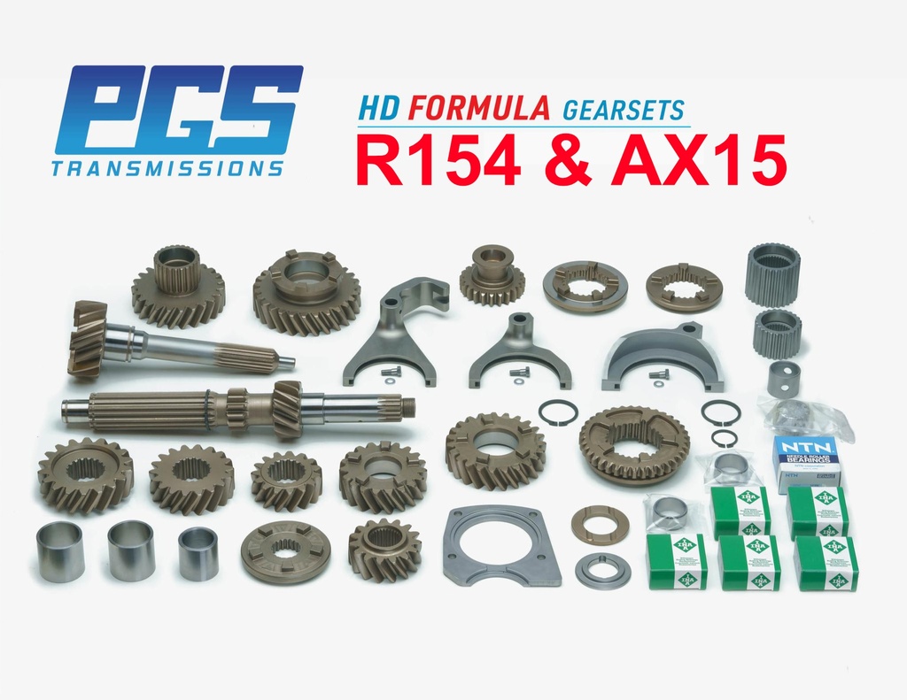 PGS Formula HD Dogbox 5-speed Gearset - R154 Transmission