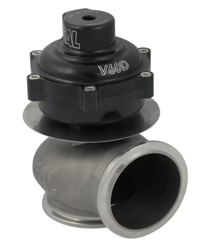 [TIAL-005214] TiAL V60D CO2 60mm Wastegate 2.50" Inlet - 5.80psi - Black