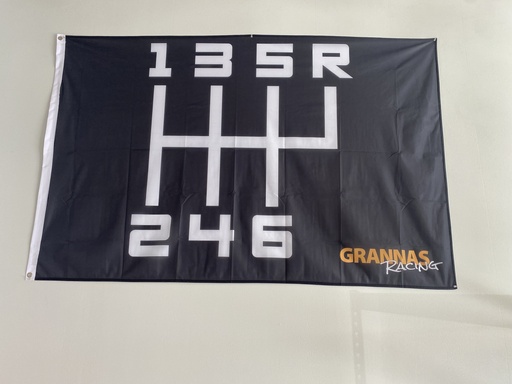 [GR-FLAG-HPAT-L] H-PATTERN FLAG - GRANNAS RACING 3x5